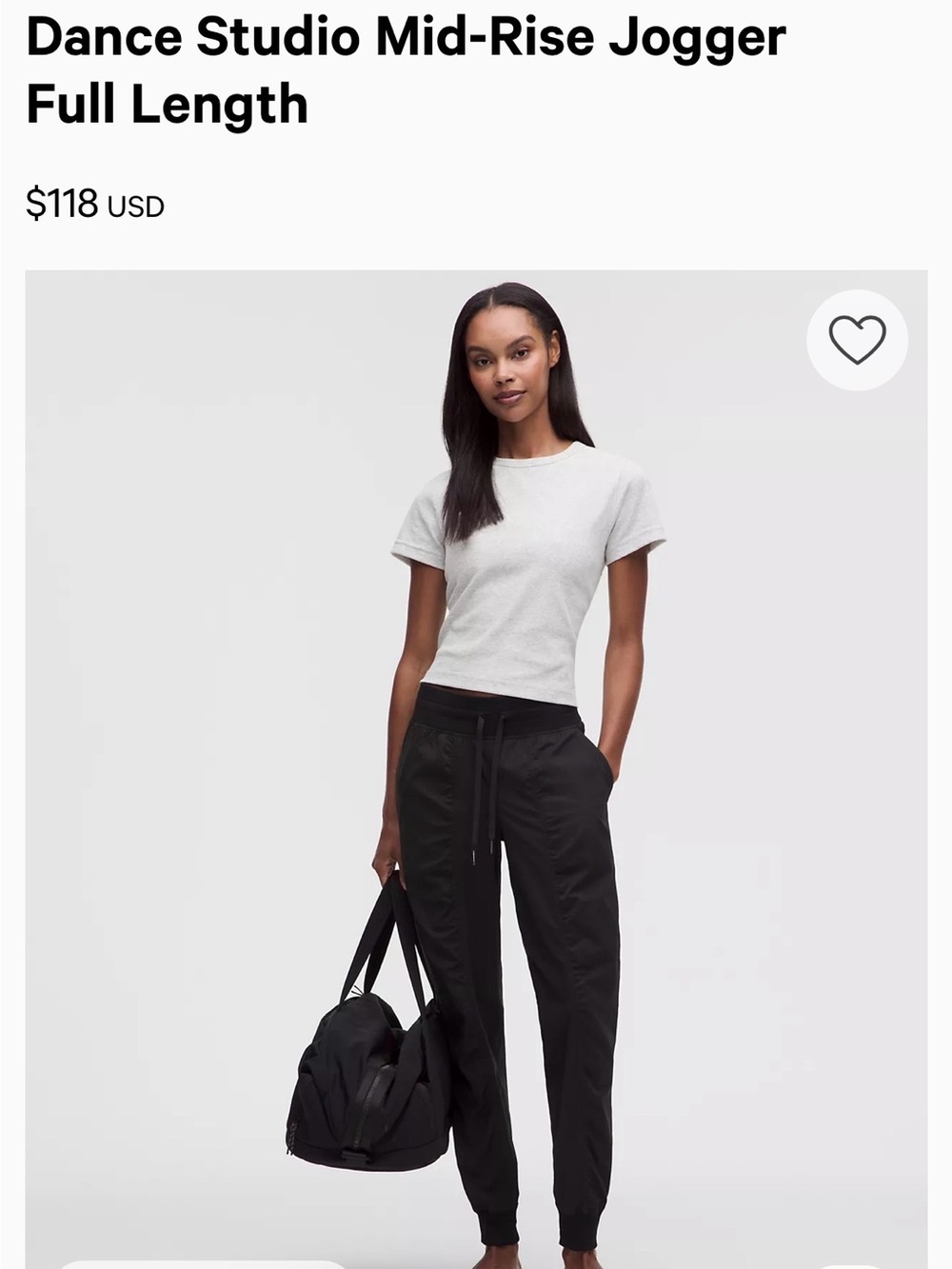 lululemon athletica Dance Studio Mid-Rise Jogger - Full Length